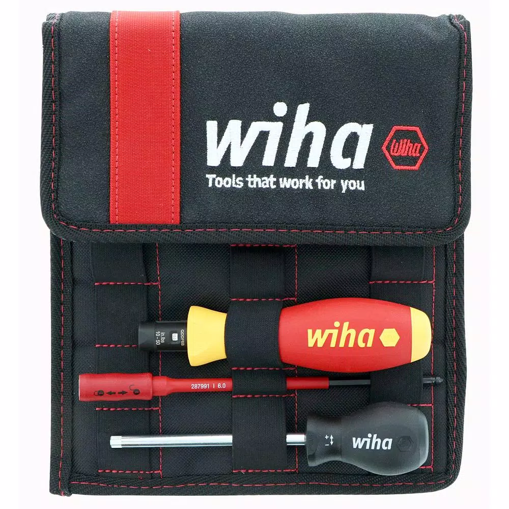 Wiha 11-Piece Insulated TorqueVario-S Torque Control Screwdriver Set