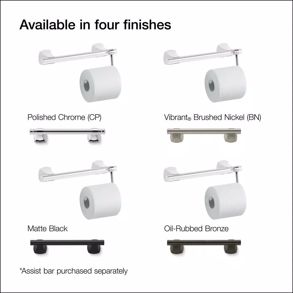 KOHLER Toilet Tissue Holder Accessory in Vibrant Brushed Nickel