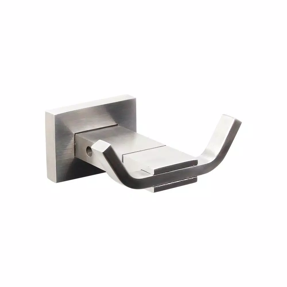 BOANN Double Robe Hook, Solid T304 Stainless Steel, Modern Wall Mounted Design