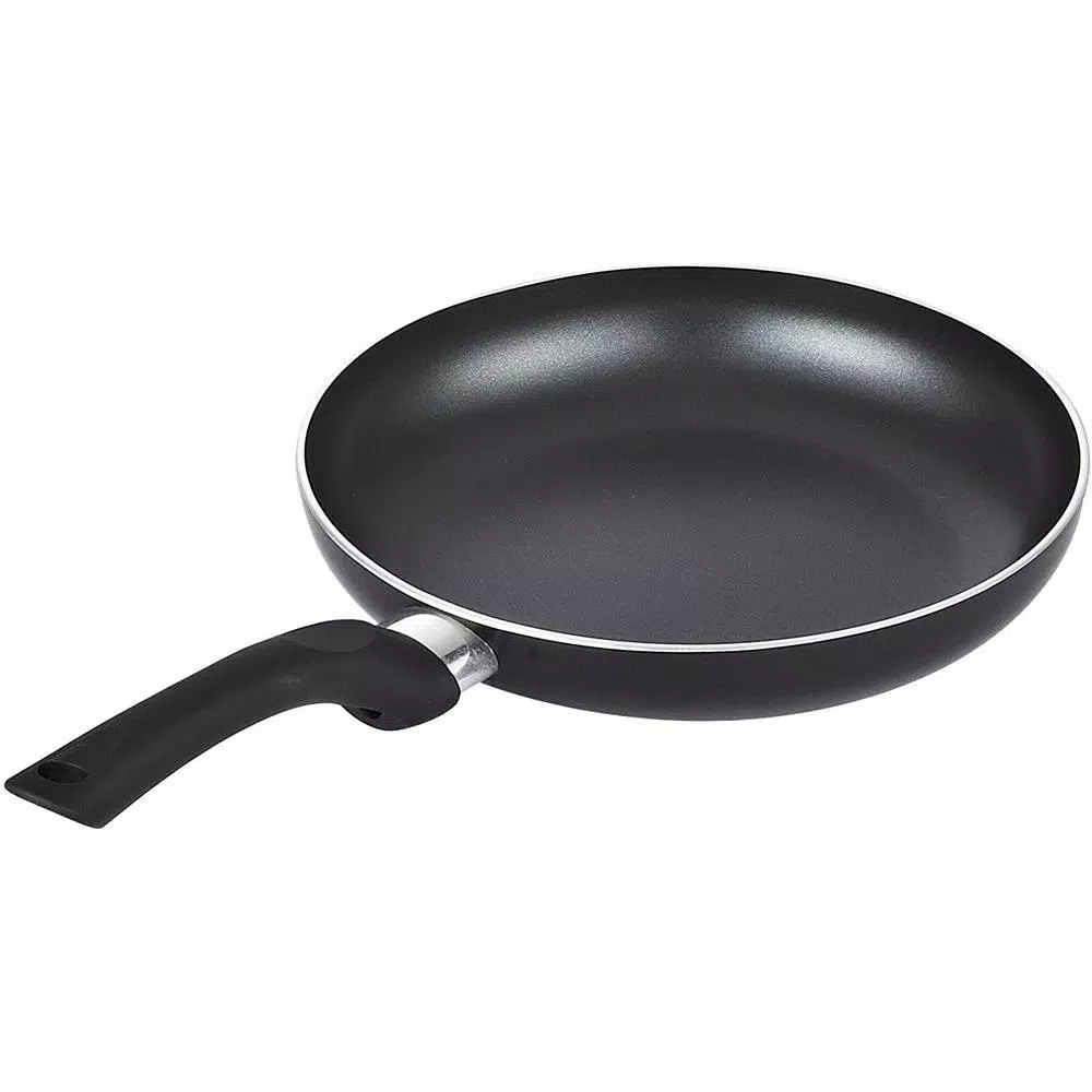 Cook N Home 15-Piece Nonstick Aluminum Cookware Set with Soft Handles, Black
