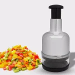 ExcelSteel Jumbo Chrome Vegetable Chopper with Stainless Steel Blades thumbnail 4