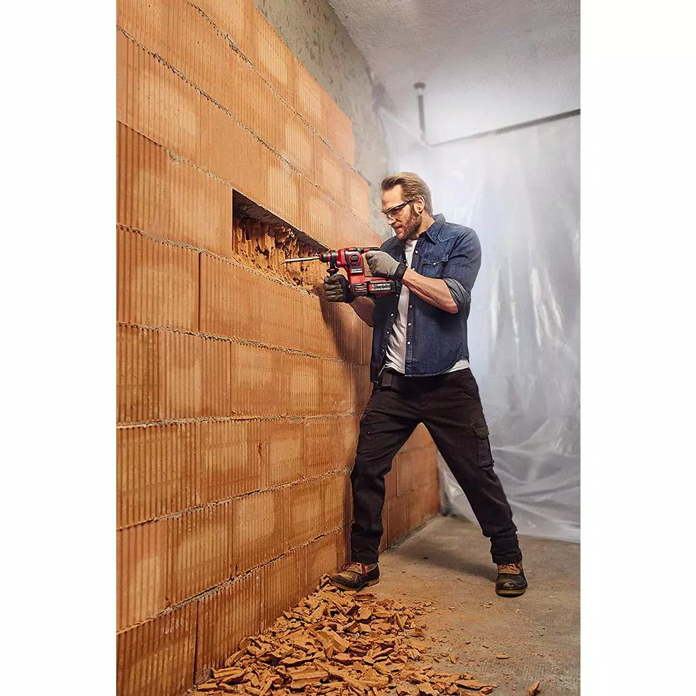 Einhell PXC 18V Brushless Cordless Rotary Hammer Kit with 3.0 Ah Battery and Fast Charger