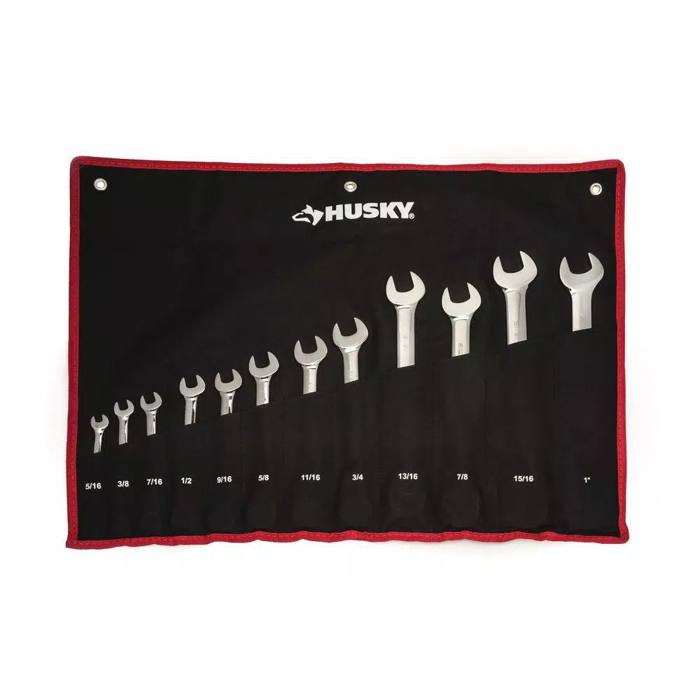 Husky 25-Piece Metric and SAE Reversible Ratcheting Wrench Set