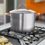 Oster Merrick 16 Qt. Stainless Steel Stock Pot with Glass Lid thumbnail 5