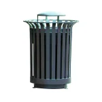 Ultra Play Lexington 36 Gal. Outdoor Trash Receptacle with Ash Urn Lid and Liner thumbnail 1