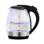 Holstein Housewares 1.8L Black Glass Electric Kettle, 7-Cup Borosilicate Glass Tea Kettle thumbnail 1