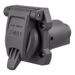 CURT 7-Way RV Blade Connector Socket - Heavy-Duty Vehicle Side Trailer Connector thumbnail 2