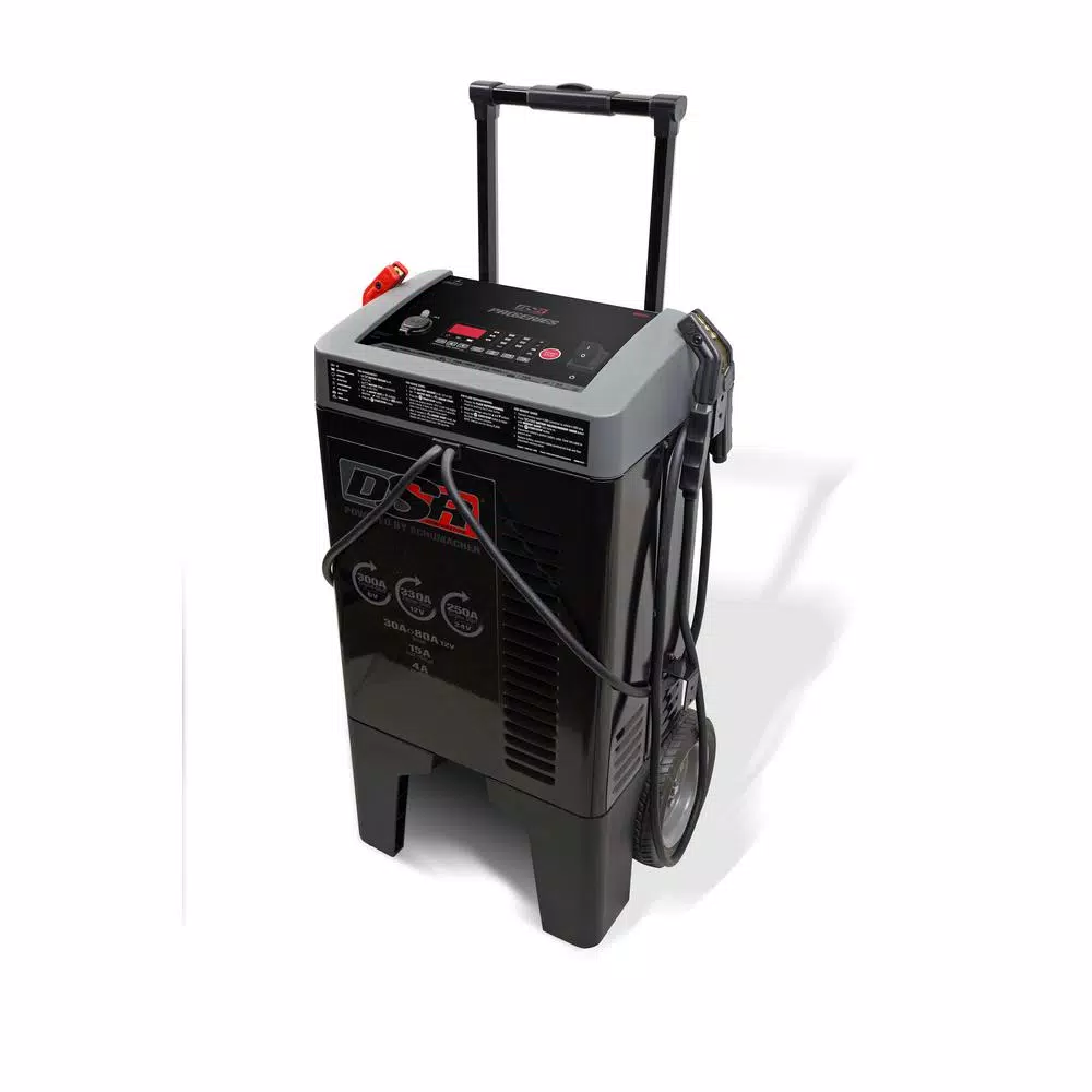 Schumacher ProSeries 300 Amp 6V/12V/24V Heavy-Duty Wheel Charger with Engine Start