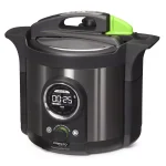 Presto Precise Plus 6 Qt. Black Stainless Steel Electric Pressure Cooker with 19 Programmed Settings thumbnail 1