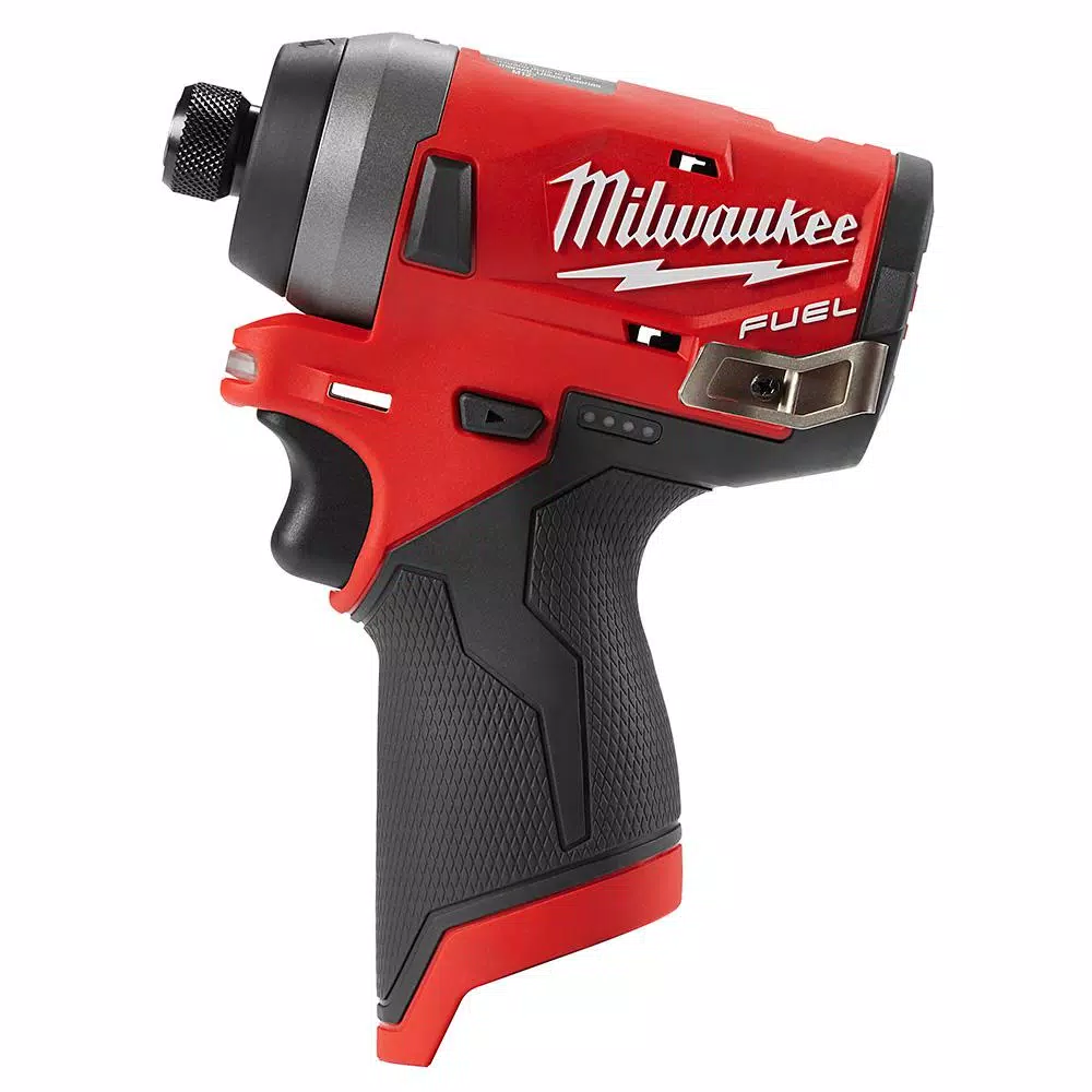 Milwaukee M12 FUEL 12V Brushless Cordless Ratchet & Impact Driver 3-Tool Combo Kit with (2) 2.0Ah Batteries