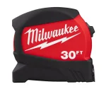 Milwaukee 30 ft. Compact Wide Blade Tape Measure with 15 ft. Reach thumbnail 1