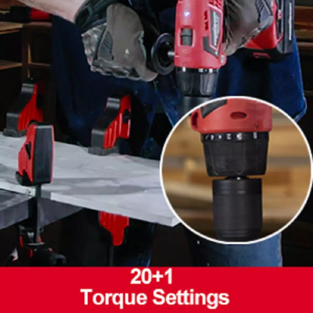 PowerSmart PowerSmat 20V Cordless 3/8 in. Drill/Driver with 1.5 Ah Lithium-Ion Battery and Charger
