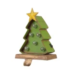 Glitzhome Marquee LED Tree and Gift Box Stocking Holder Set of 2 thumbnail 3