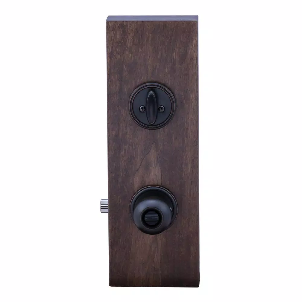 Copper Creek Tuscan Bronze Contemporary Entry Door Knob and Single Cylinder Deadbolt Combo Pack