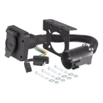 CURT Dual-Output 6-Way Round and 4-Way Flat Trailer Wiring Adapter for USCAR Connectors thumbnail 1