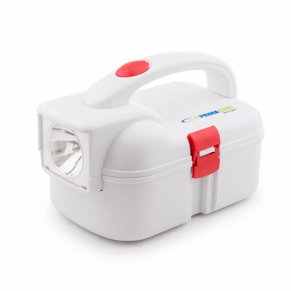 Unbranded 52-Piece First Aid Emergency Kit with Built-in Flashlight and Impact Resistant Case