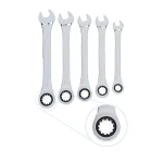 Husky 10-Piece Ratcheting Combination Wrench Set, SAE and Metric thumbnail 5