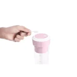 Geek Chef 10 oz. Portable Juicer Blender, Pink Personal Masticating Juicer with Magnetic Charging thumbnail 5