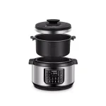 Boyel Living Geek Chef 8 Qt. Stainless Steel 12-in-1 Programmable Electric Pressure Cooker with Oval Non-Stick Pot thumbnail 2