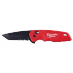 Milwaukee FASTBACK Spring-Assisted Folding Knife, 2.95 in. Stainless Steel Tanto Blade thumbnail 1