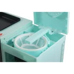 Americana 3-in-1 Breakfast Center - 2-Slice Toaster Oven, 4-Cup Coffee Maker & Griddle, Blue thumbnail 3