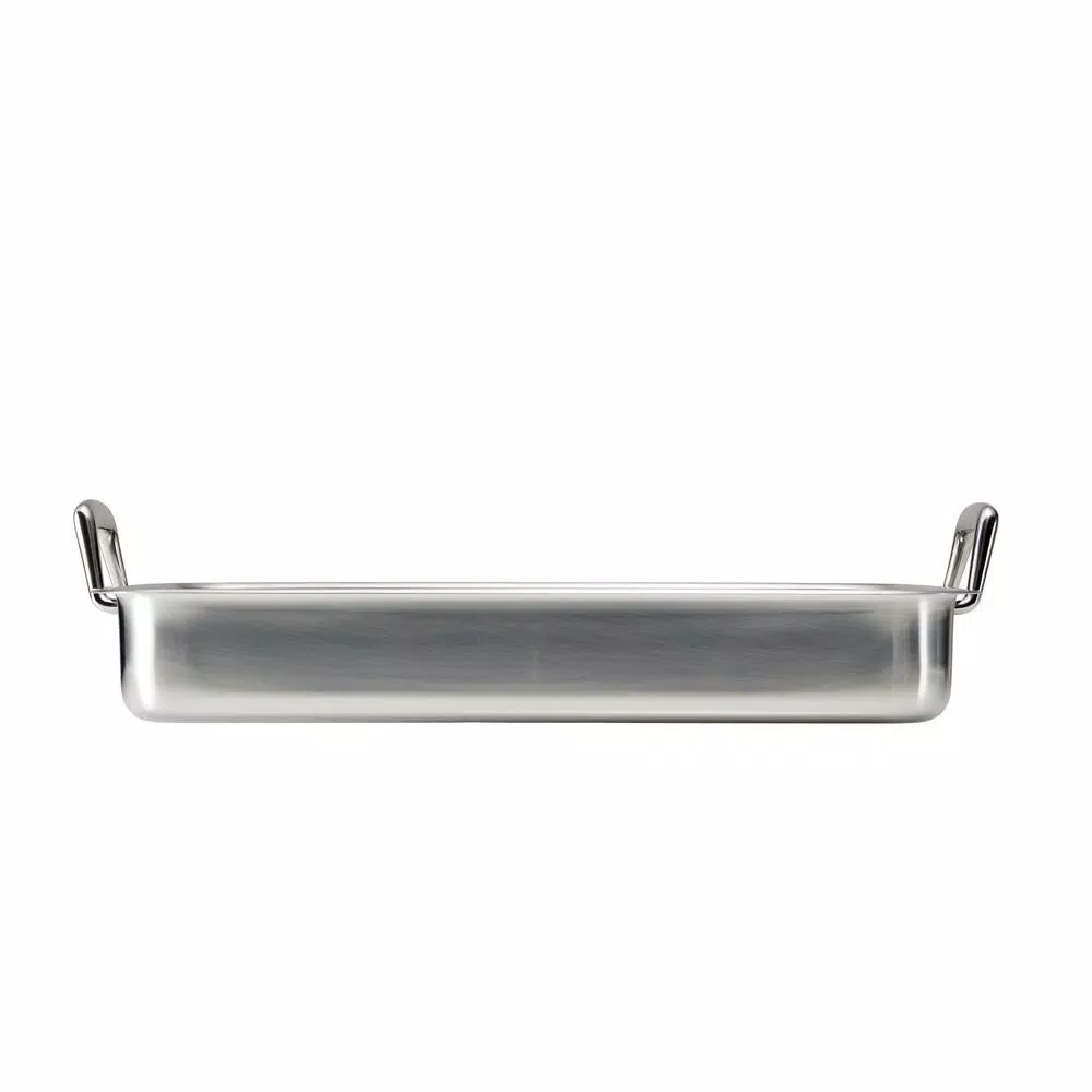 Tramontina Gourmet Prima 9.5 Qt. Stainless Steel Roasting Pan with Basting Grill