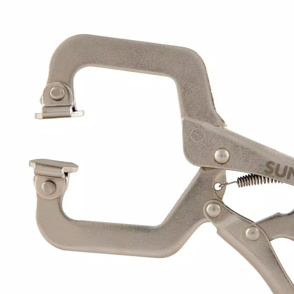 SUNEX TOOLS Sunex LC6S 6 in. Locking C-Clamp with Swivel Pads and 2.125 in. Jaw Capacity