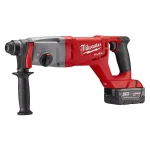 Milwaukee M18 FUEL 1 in. SDS-Plus Rotary Hammer Kit with Two 5.0 Ah Batteries and Charger thumbnail 4