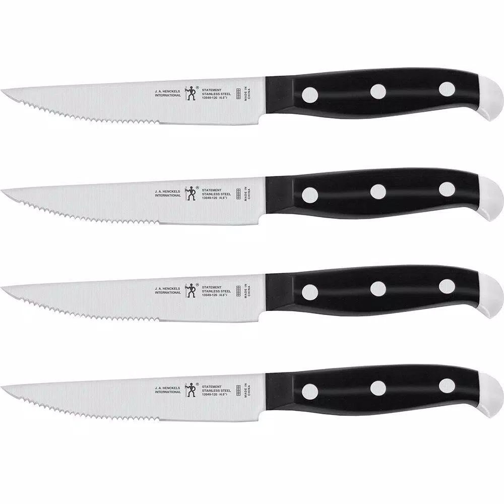 Henckels International Statement 4-Piece Stainless Steel Steak Knife Set