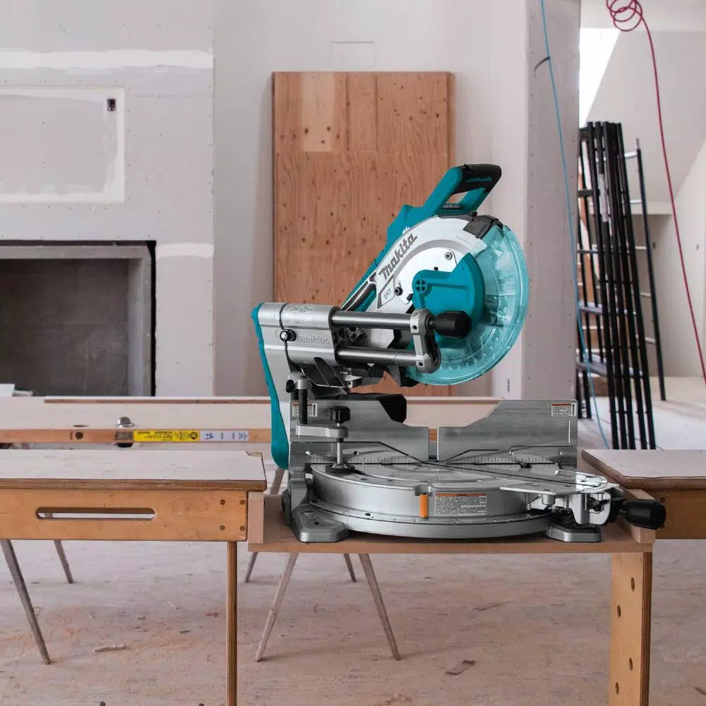 Makita 10 in. X2 LXT Brushless Dual-Bevel Sliding Compound Miter Saw with Laser (Tool Only)