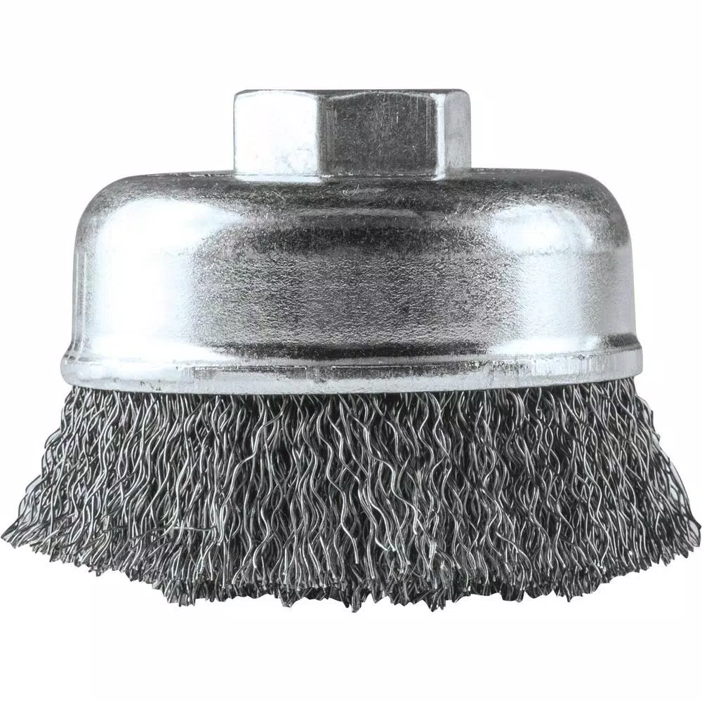 Makita 3 in. Crimped Wire Cup Brush for Angle Grinders