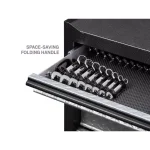TEKTON 8-Tool Store-and-Go Stubby Wrench Keeper, Low Profile Toolbox Organizer, Black thumbnail 10
