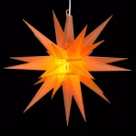 Kringle Traditions 14 in. Illuminated LED Amber Moravian Star Holiday Decoration thumbnail 1