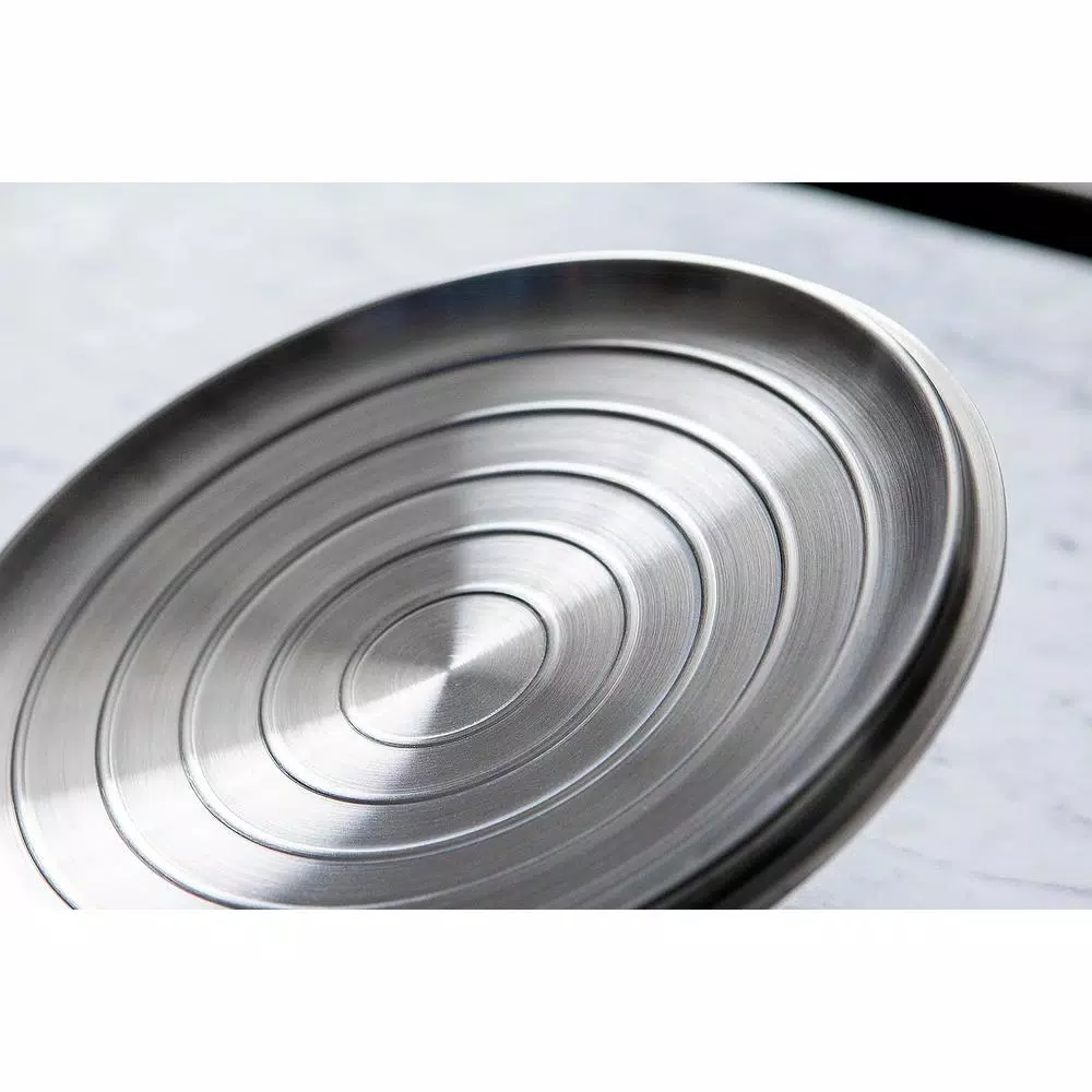 Saveur Selects 2 qt. Tri-Ply Stainless Steel Chef's Pan with Lid