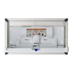 Foundations Horizontal Recessed Baby Changing Station with Stainless Steel Frame thumbnail 2