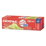 Cryovac Pro-Strength 1 Gallon Double Zipper Resealable Food Storage Bags, 360 Count (9-Pack of 40) thumbnail 1
