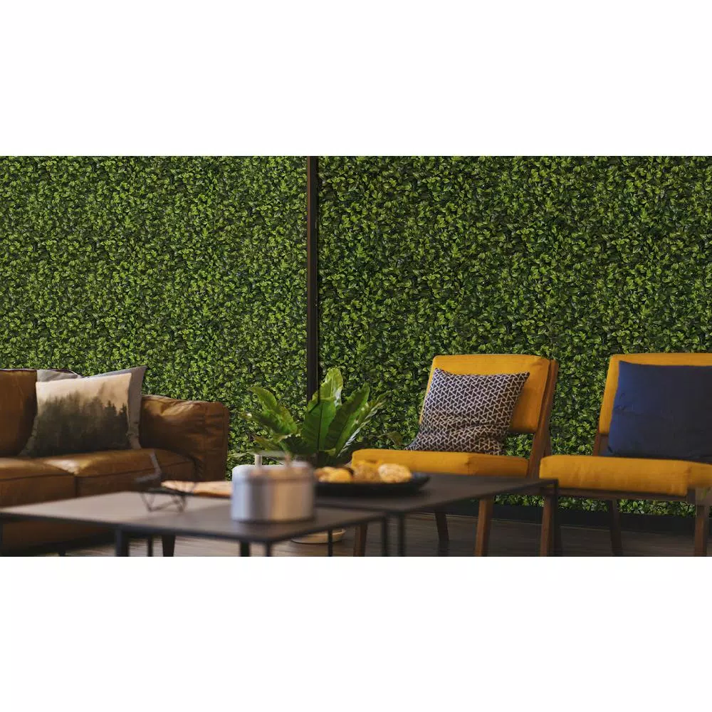 GreenSmart Decor Greens Mart Dekor Artificial Cancun Wall Panel, 19.68 in. x 19.68 in. (Set of 4)