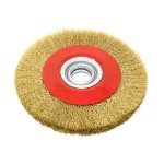 WEN 8 in. Crimped Steel Wire Wheel with 5 Arbor Adapters for Bench Grinders thumbnail 1
