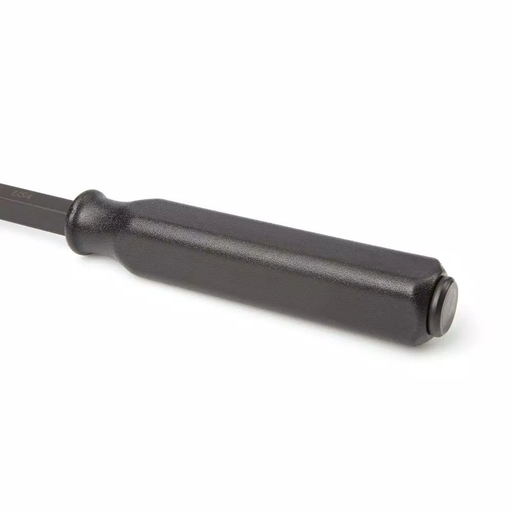 TEKTON 25 in. Angled Tip Pry Bar with Steel Striking Cap