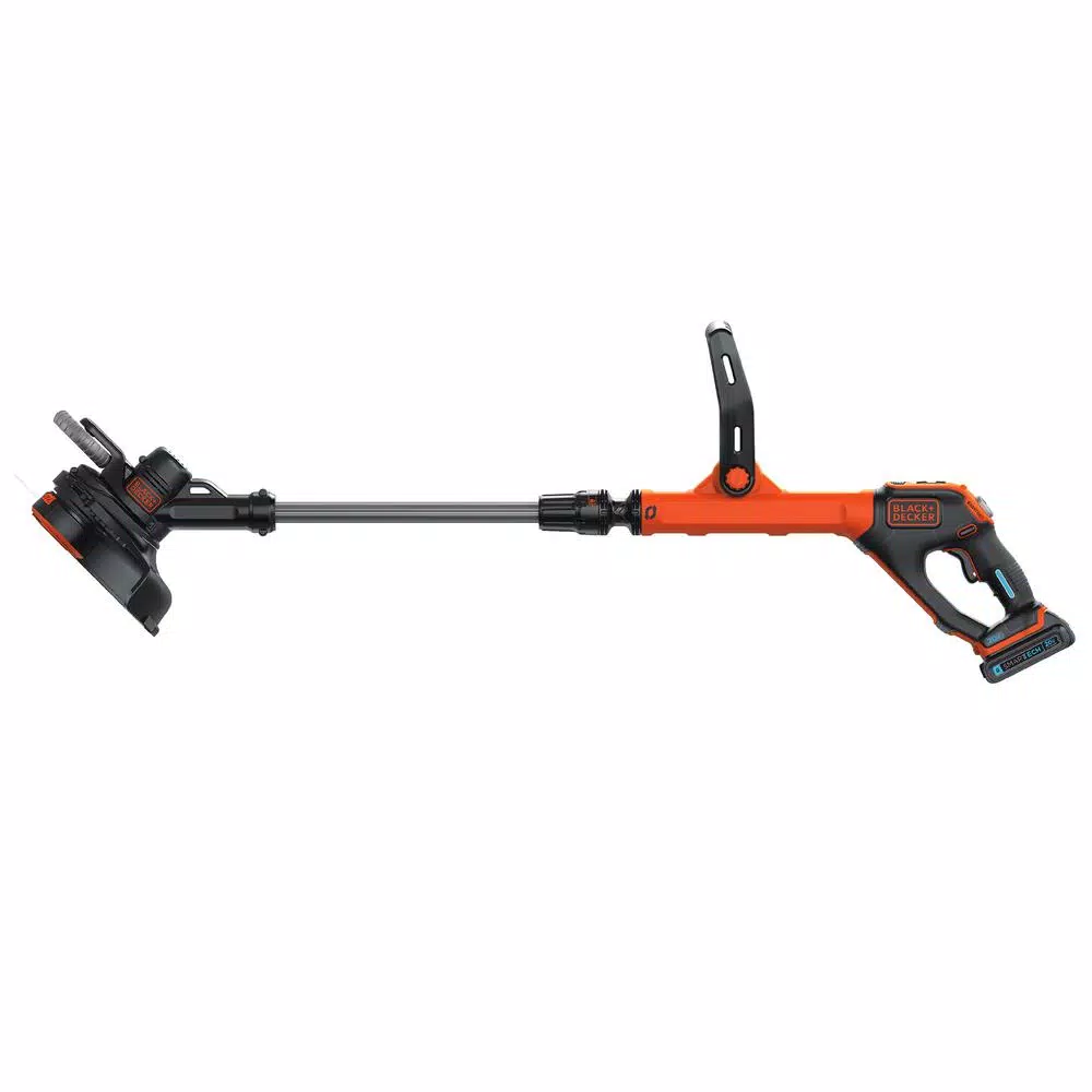 BLACK+DECKER SMARTECH 20V Max Cordless EASYFEED String Trimmer with 1.5 Ah Battery and Charger