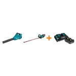 Makita 18V X2 LXT 36V Cordless Blower and 30 in. Hedge Trimmer Combo Kit with (2) 5.0 Ah Batteries & Charger thumbnail 1