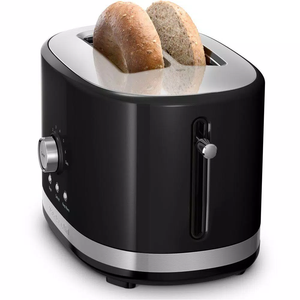 KitchenAid KMT2116OB 2-Slice Wide Slot Toaster, Onyx Black