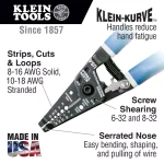 Klein Tools 3-Piece Insulated Electrical Tool Set with Multi-Bit Screwdriver, Wire Strippers and Receptacle Tester thumbnail 3