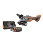 RIDGID 18V OCTANE 4-1/2 in. Brushless Cordless Angle Grinder Kit with 2.0 Ah Battery and Charger thumbnail 1