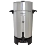 West Bend 100-Cup Silver Aluminum Commercial Coffee Urn with Automatic Temperature Control thumbnail 1