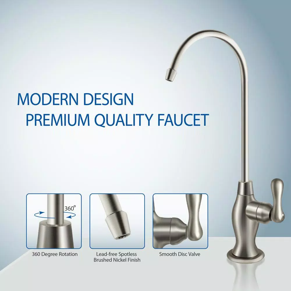 APEC Water Systems APEC RO-Hi 5-Stage Reverse Osmosis Under-Sink Water Filtration System, 90 GPD, Fast Flow 3/8 in. Output