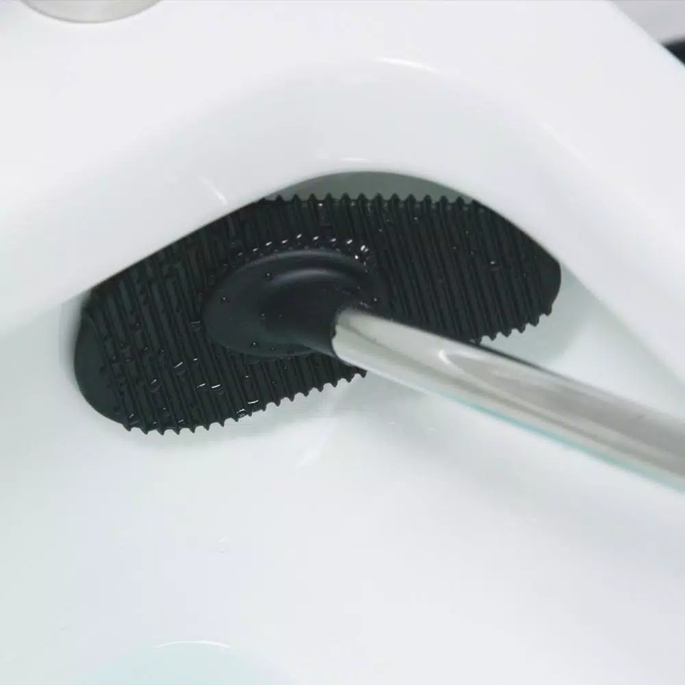 Better Living Looeegee Hygienic Toilet Squeegee - Flexible Silicone Cleaning Tool with 30 Micro Blades