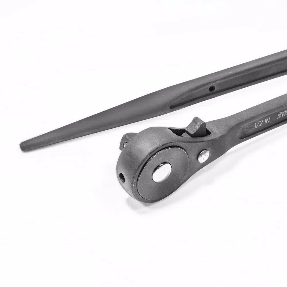 Stark 1/2 in. Drive Ratcheting Spud Wrench Tool, 14 in. Handle