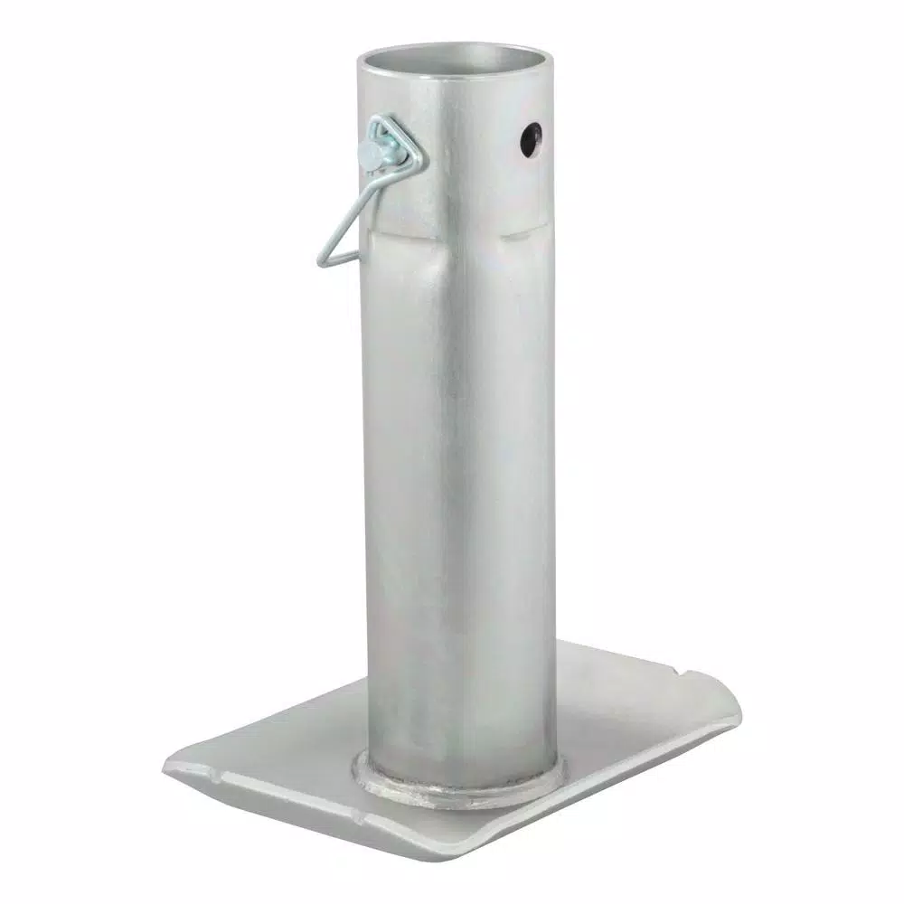 CURT Pin-On Jack Foot for 2" Tube, 2,000 lbs. Capacity, 8-1/2" Height