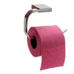 Unbranded Modern Stainless Steel Wall Mounted Toilet Paper Holder - Silver Zinc Alloy thumbnail 1